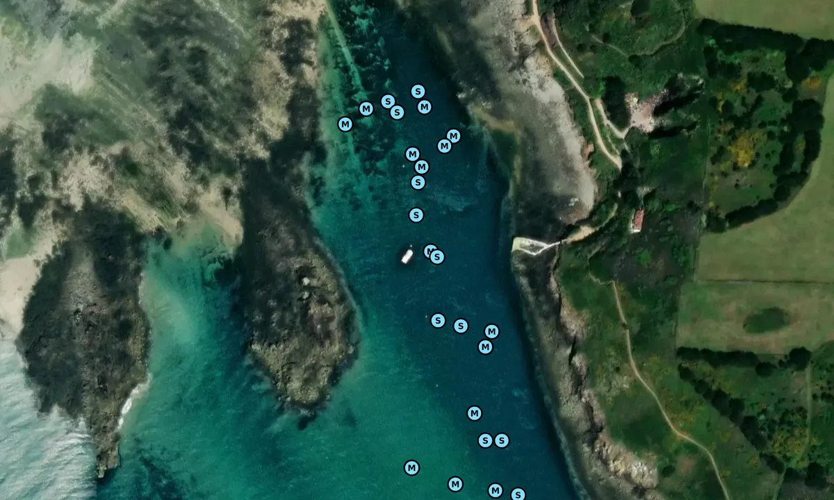 Flyfoto av HERM Harbour