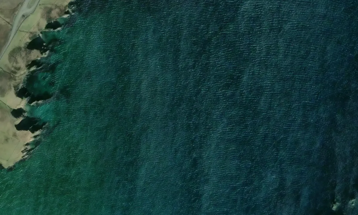 Satelite image of Hermaness National Nature Reserve