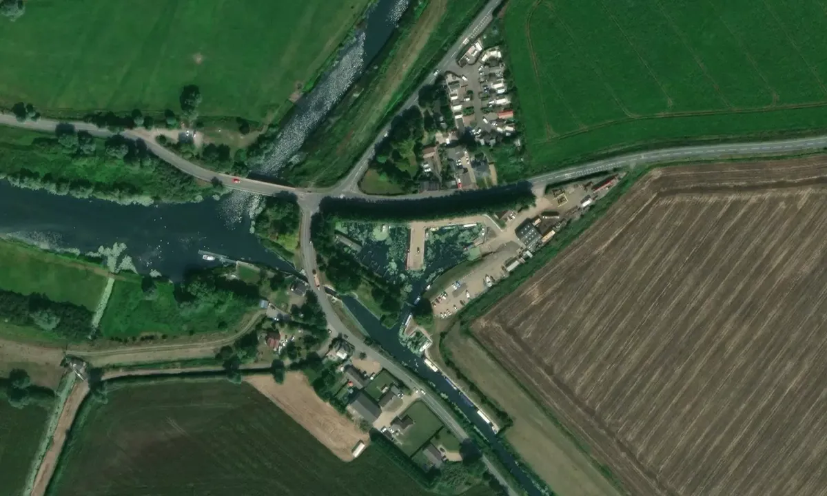 Satelite image of Hermitage Marina