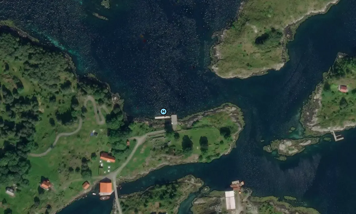 Satelite image of Herøy gard
