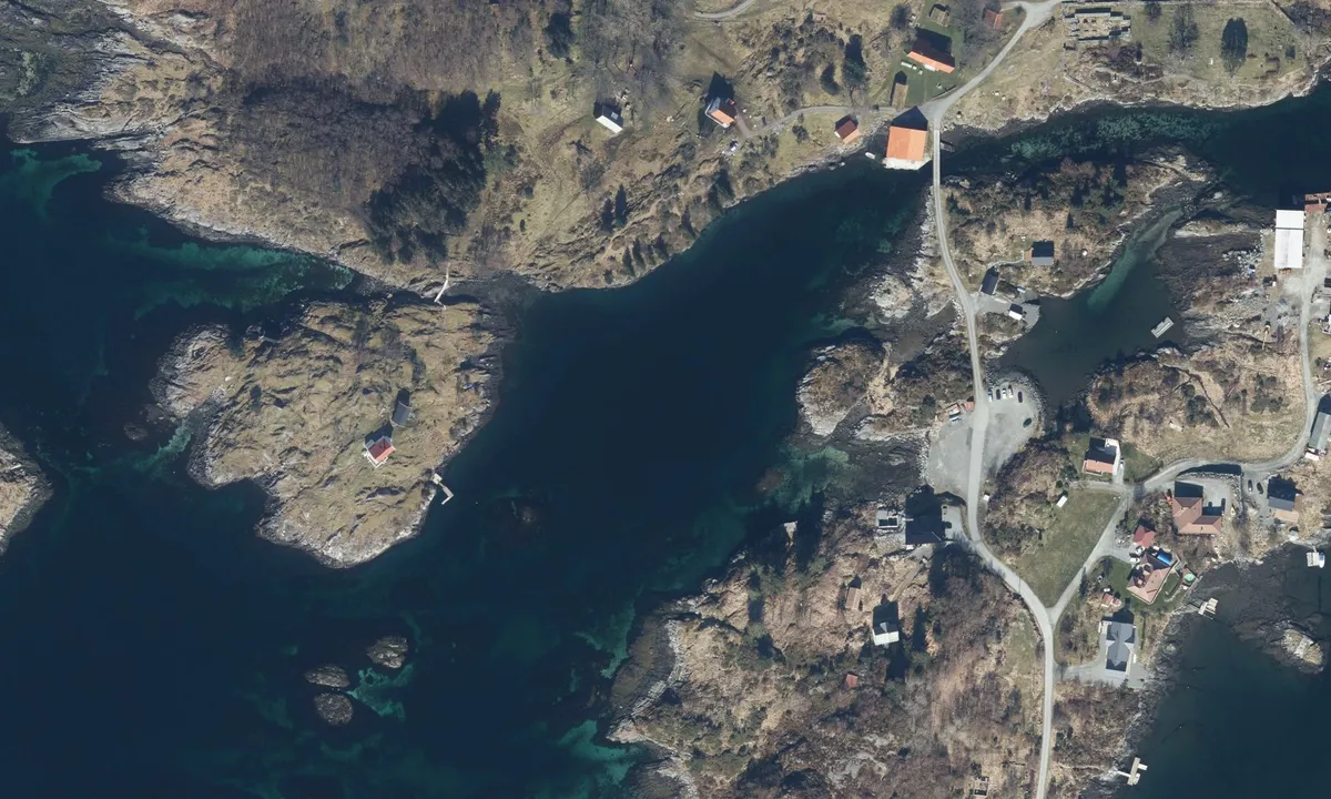 Flyfoto av Herøysundet