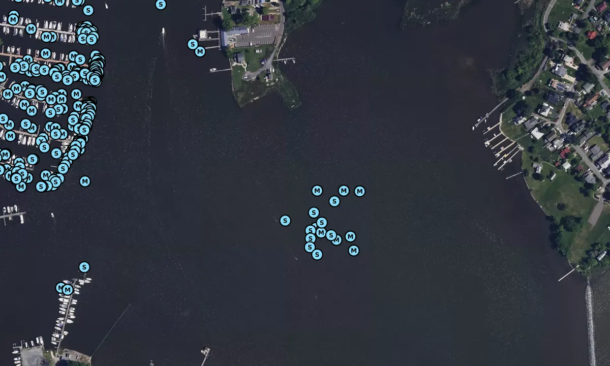 Satelite image of Herrington Harbour