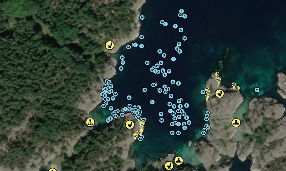 Satelite image of Hestholmbukta