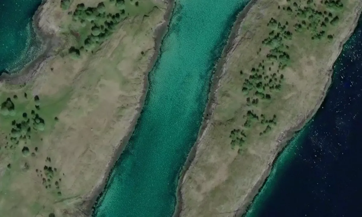 Satelite image of Hestøya - Austbø