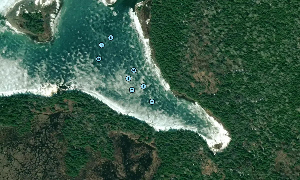 Satelite image of Heywood Back Bay