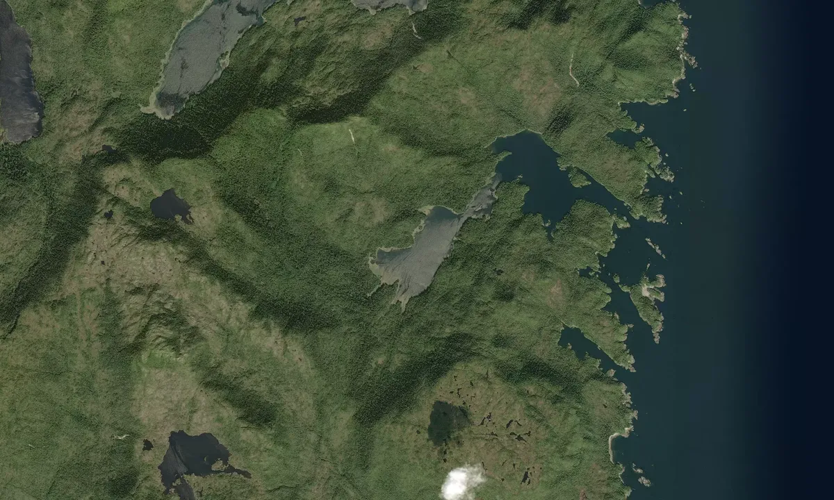 Flyfoto av Hidden Bay - Alaska