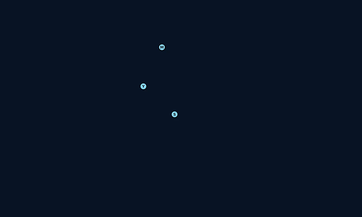 Satelite image of Higdons Reef (moorings)