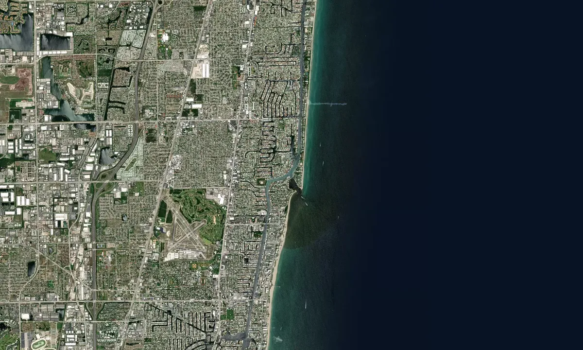Flyfoto av Hillsboro Inlet - Pompano Beach