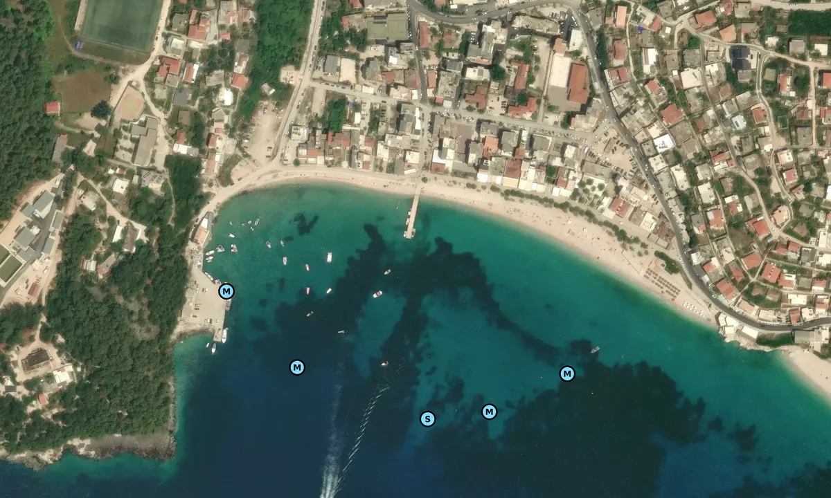 Satelite image of Himarë