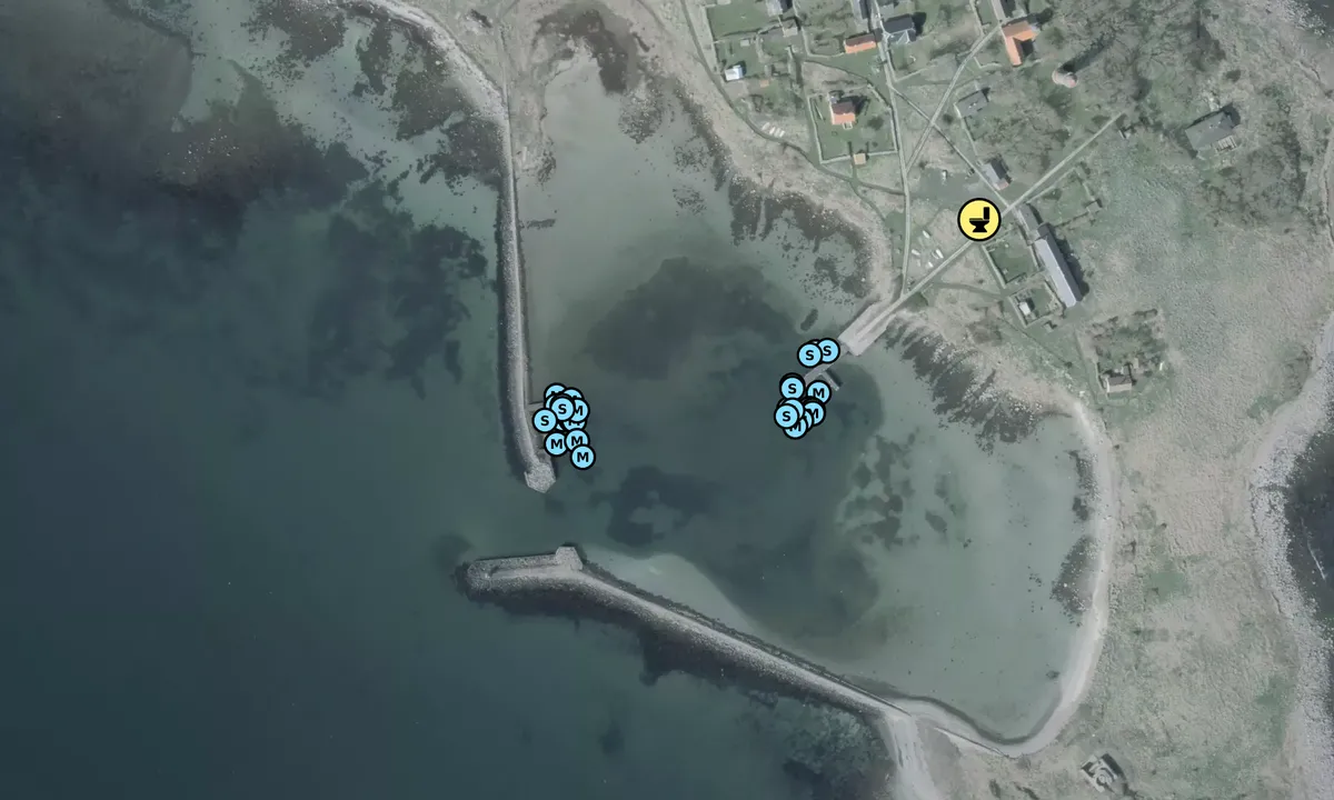 Satelite image of Hirsholm Havn