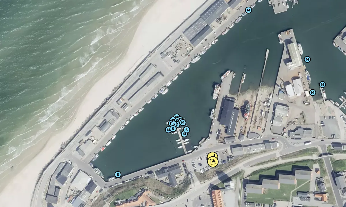 Satelite image of Hirtshals Marina