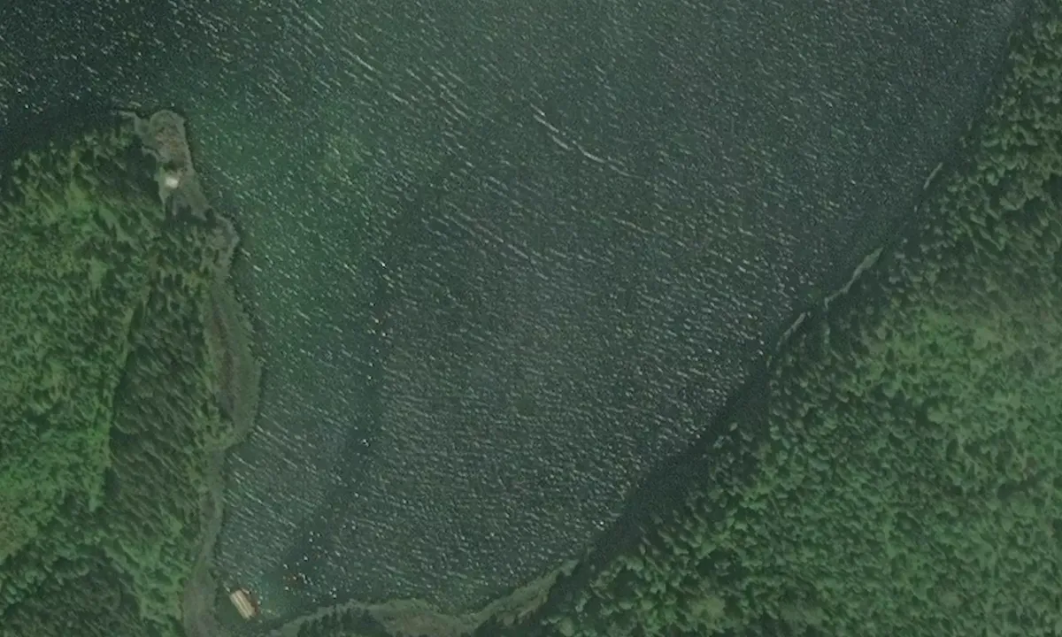 Satelite image of Hjartøya - Terråk