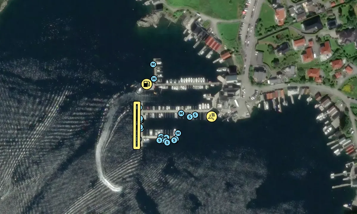Satelite image of Hjellestad Marina