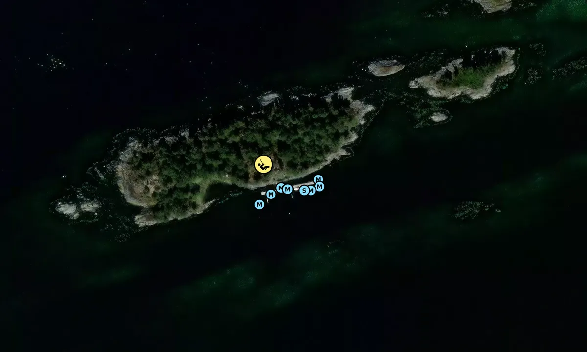 Satelite image of Hjertholmen