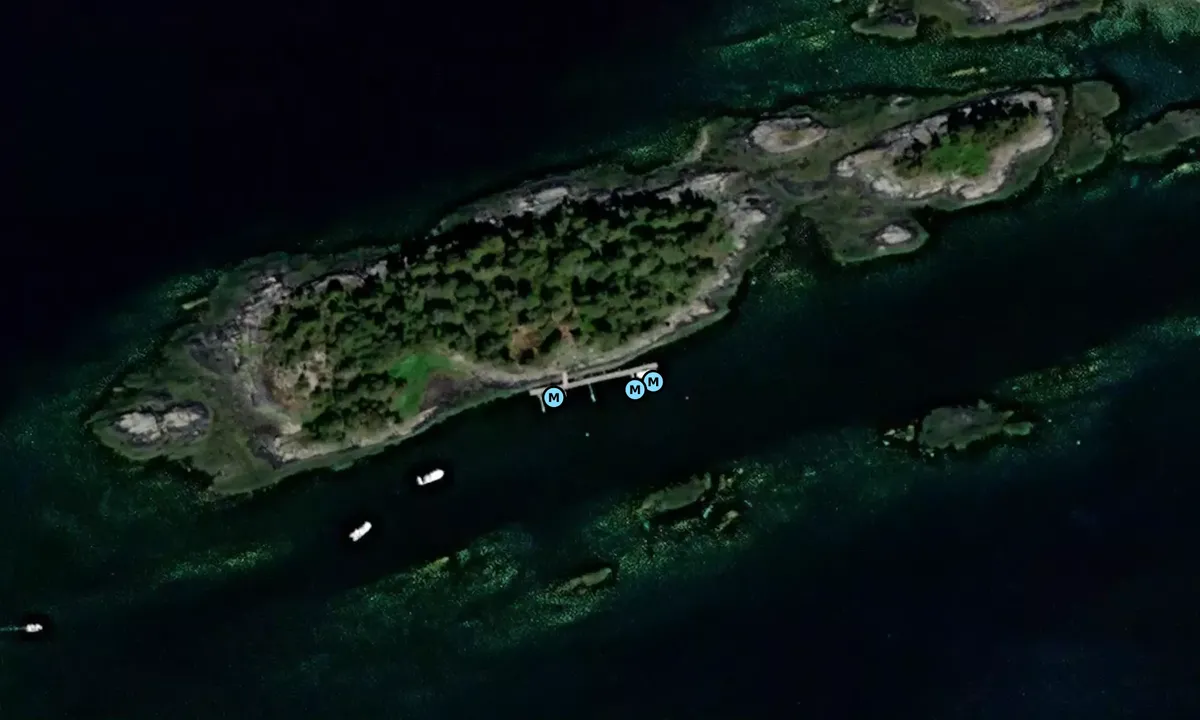 Satelite image of Hjertholmen