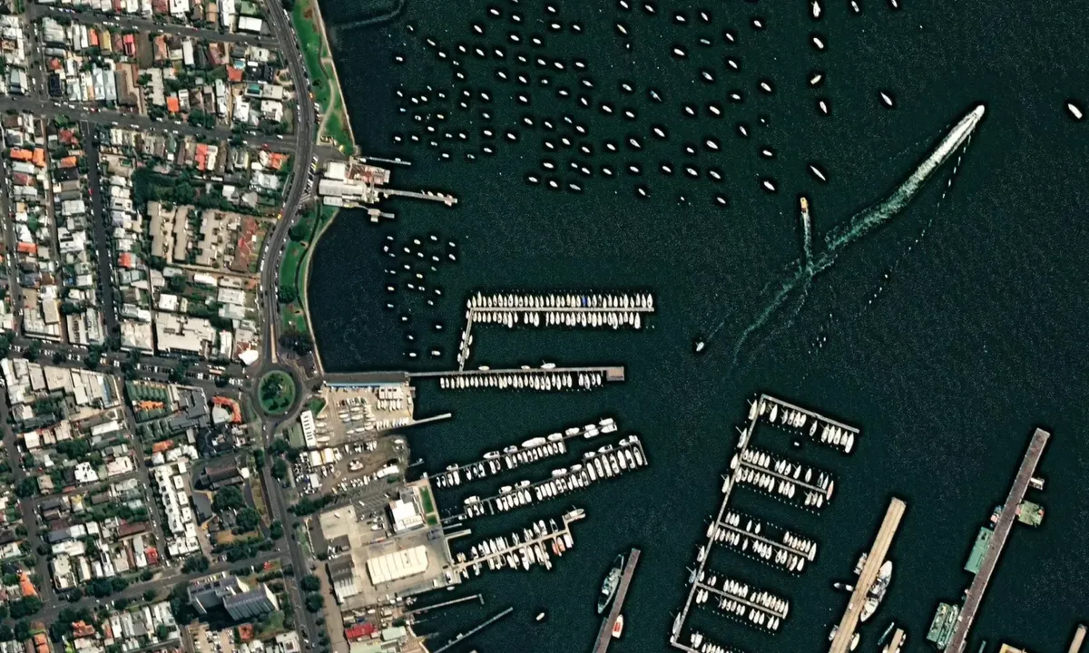 Flyfoto av Hobsons Bay Yacht Club