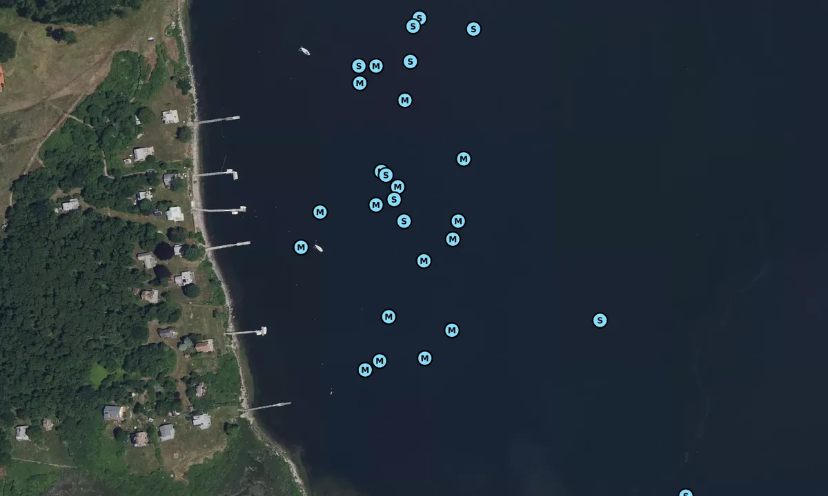 Satelite image of Hog Island - Portsmouth