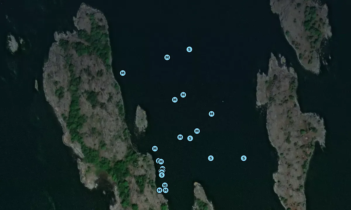Flyfoto av Höga Kornskär - Lånjö - Vikbolandet