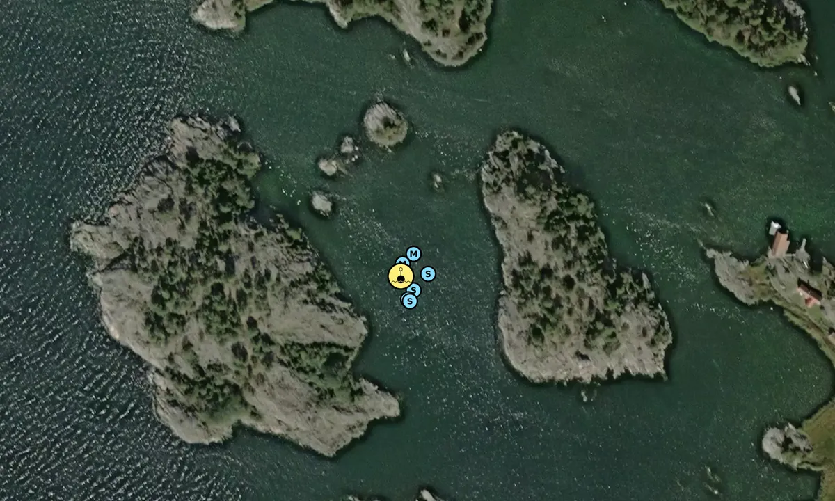Satelite image of Högholmen - Lacka - SXK Sörmland bouy