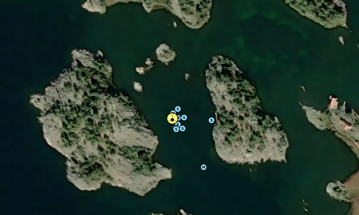 Satelite image of Högholmen - Lacka - SXK Sörmland bouy