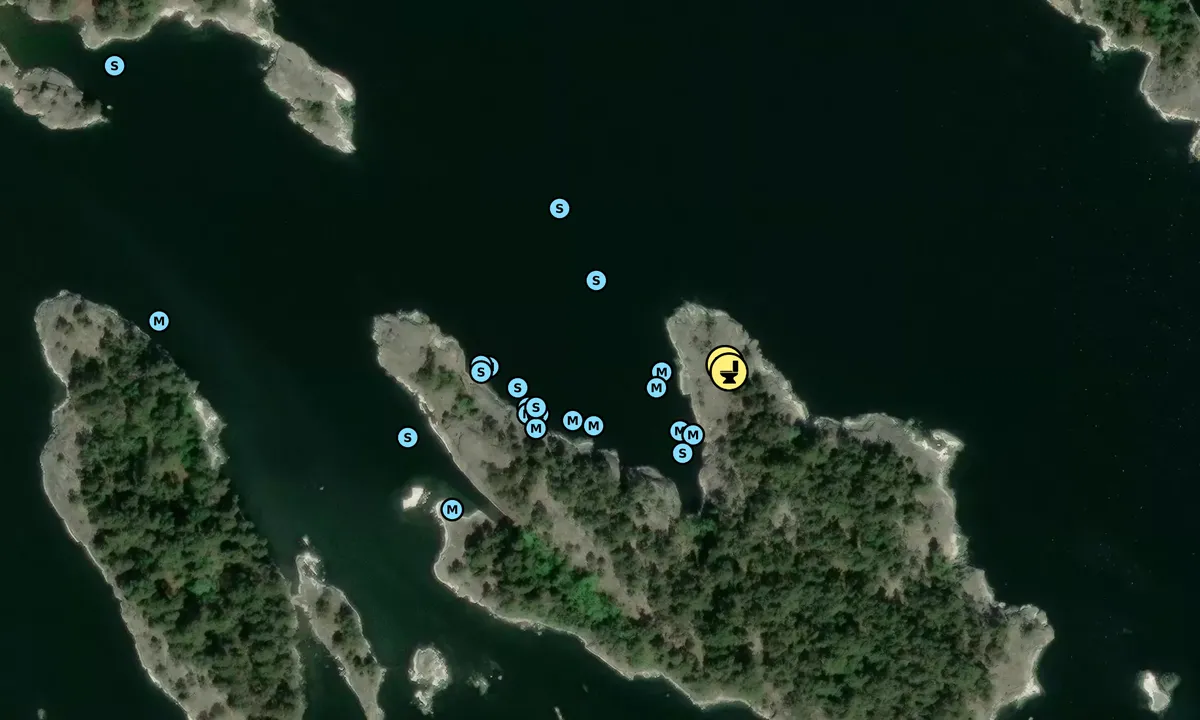 Satelite image of Högholmen - Norrköping