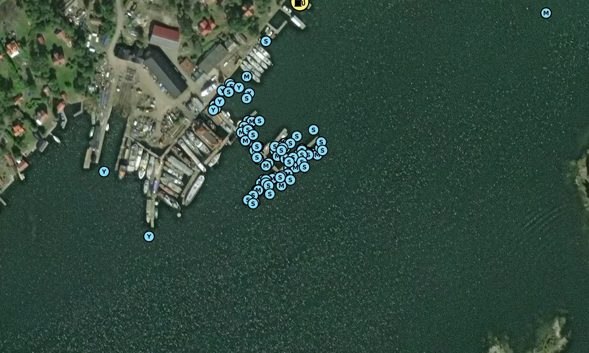 Satelite image of Högmarsö