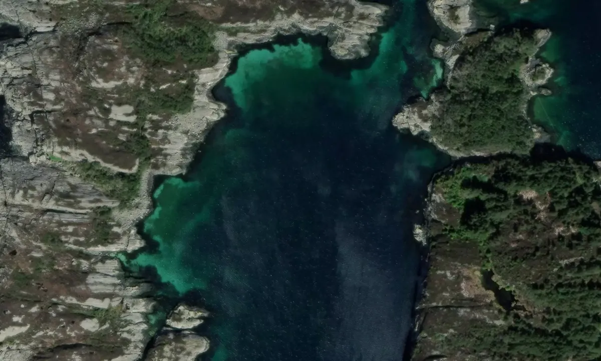 Satelite image of Høgøyna