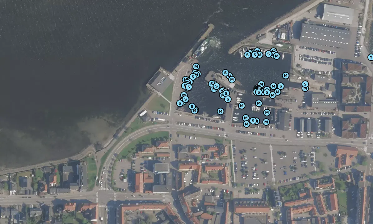 Satelite image of Holbæk Gammel Havn