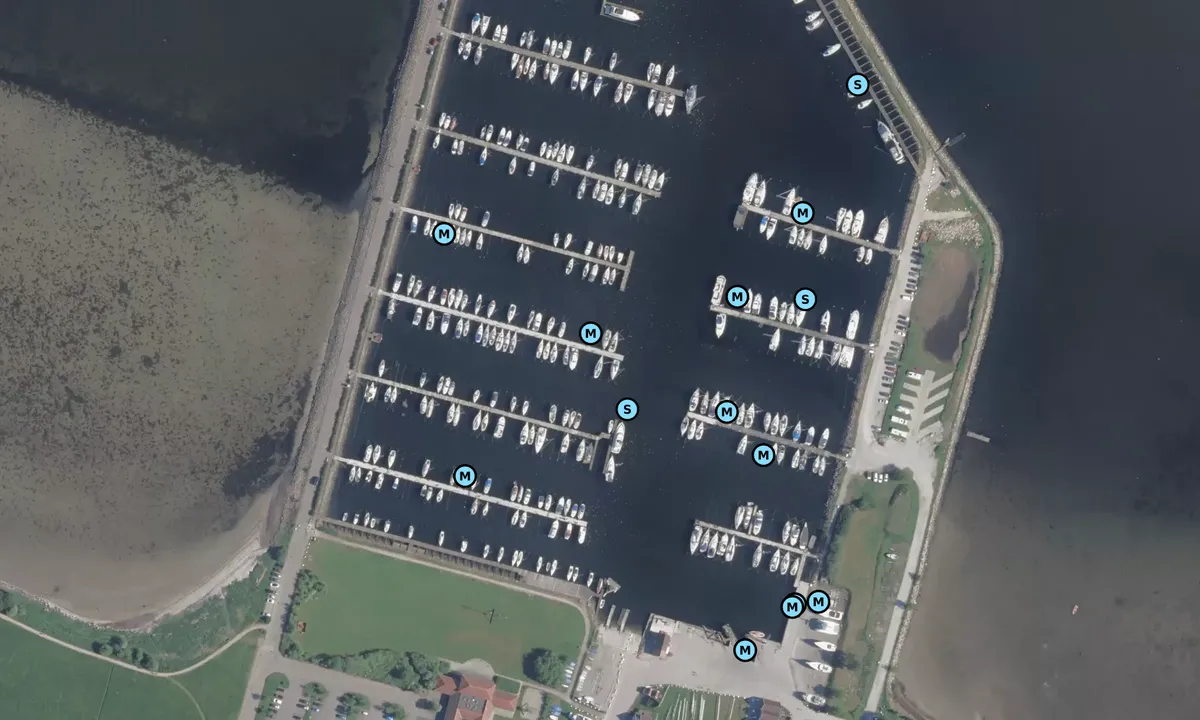Satelite image of Holbæk Marina