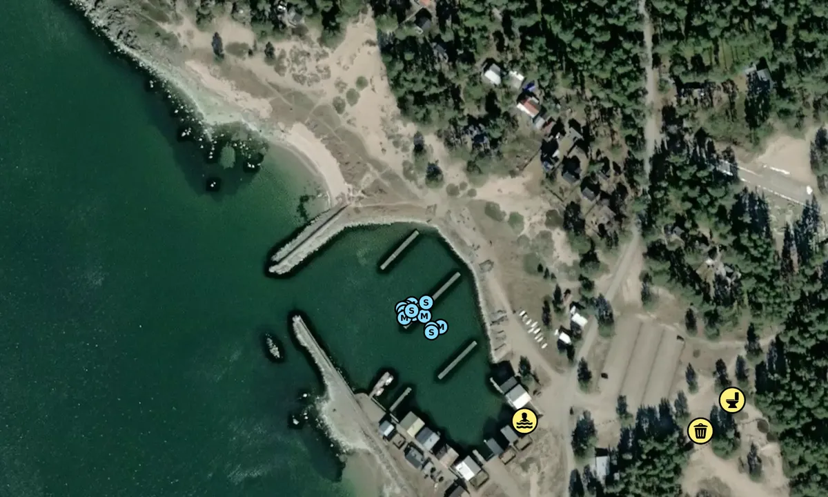 Satelite image of Hölick Gästhamn