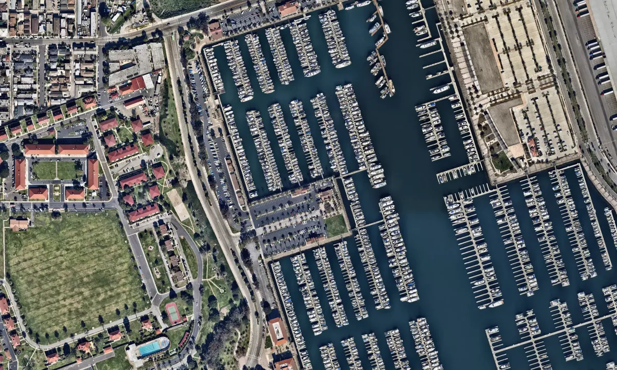Flyfoto av Holiday harbor