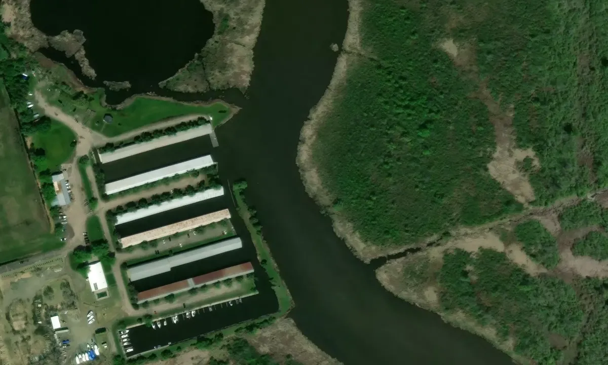 Satelite image of Holland River Marina