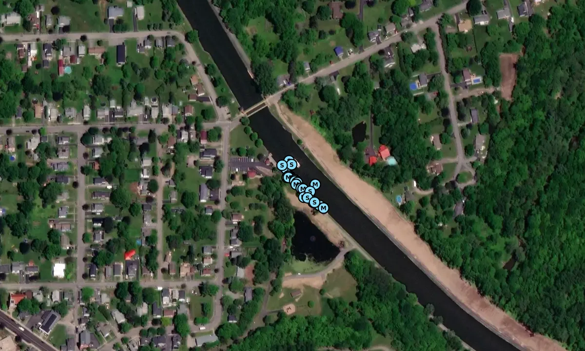 Satelite image of Holley Dock Wall