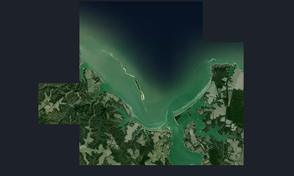 Flyfoto av Hollis Island