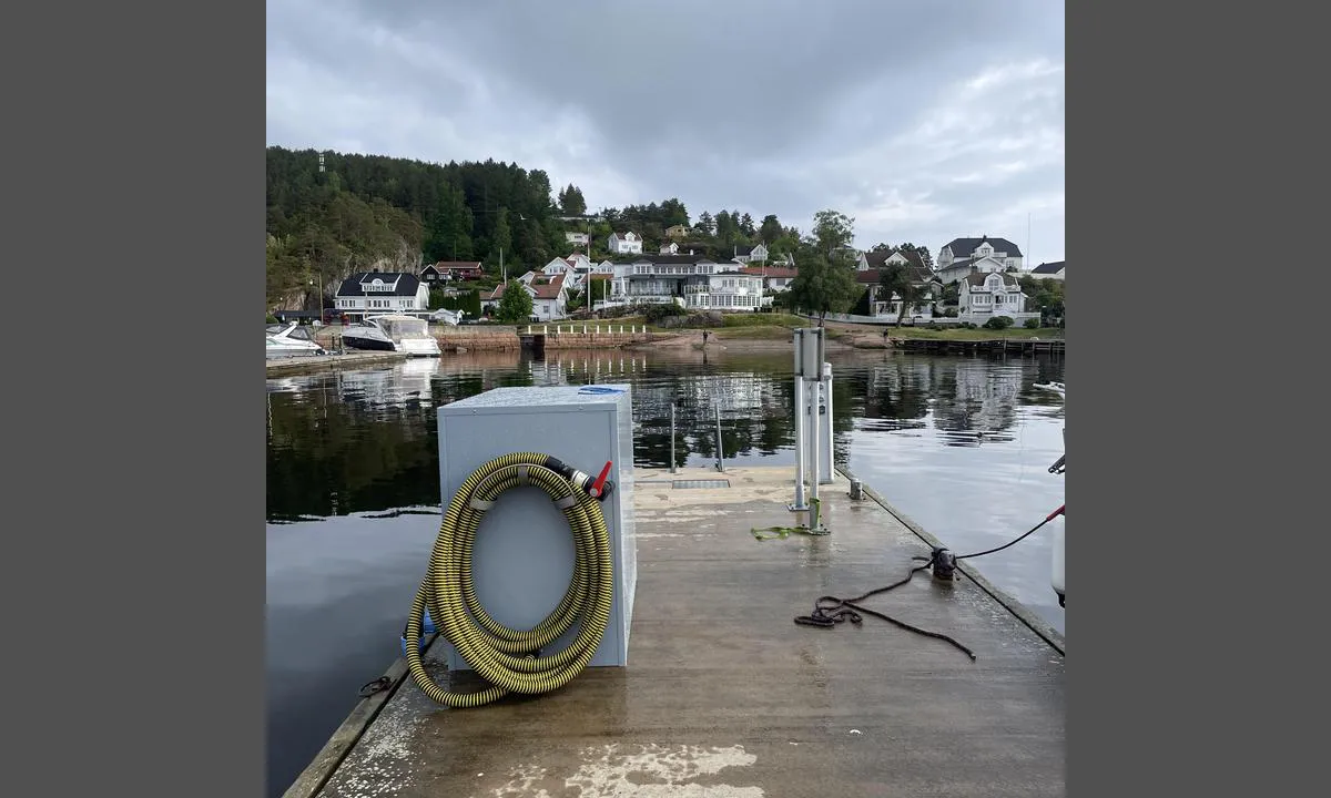 Holmsbu Havn: Septiktømming ytterst på gjestebrygge