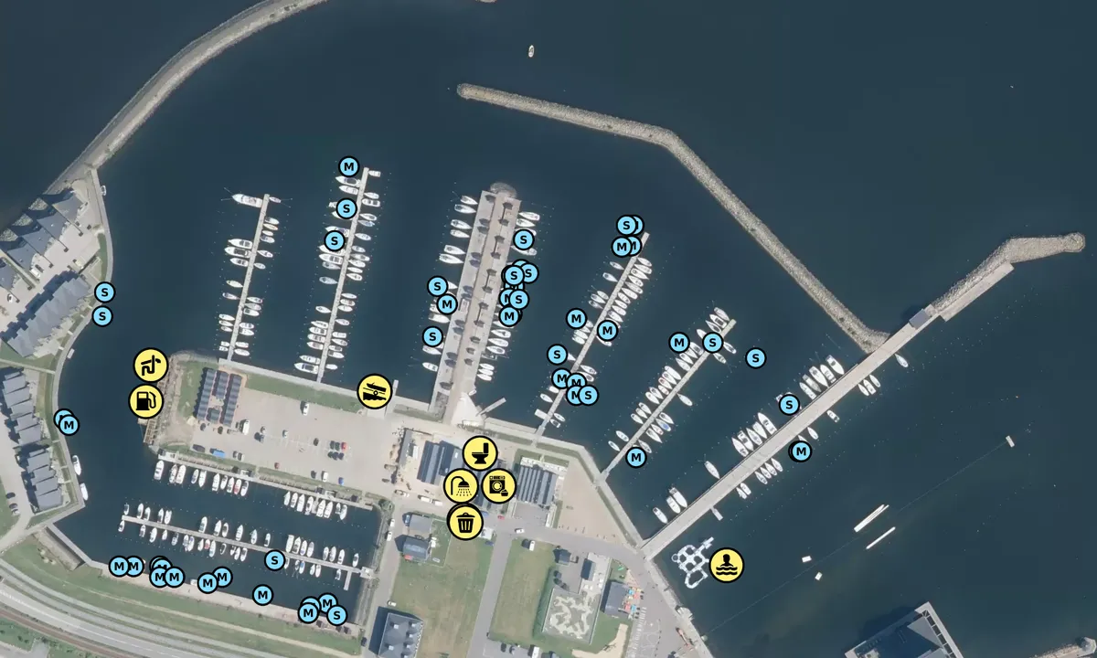 Satelite image of Holstebro-Struer Lystbådehavn