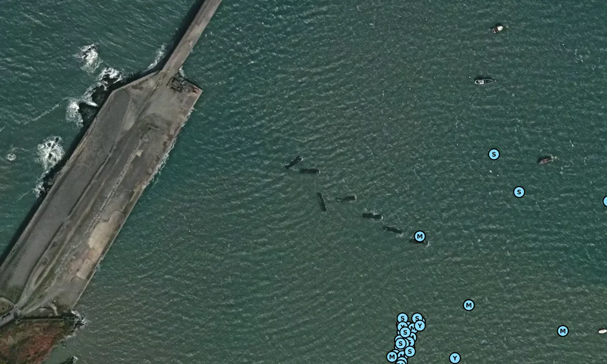 Satelite image of Holyhead Marina - Closed