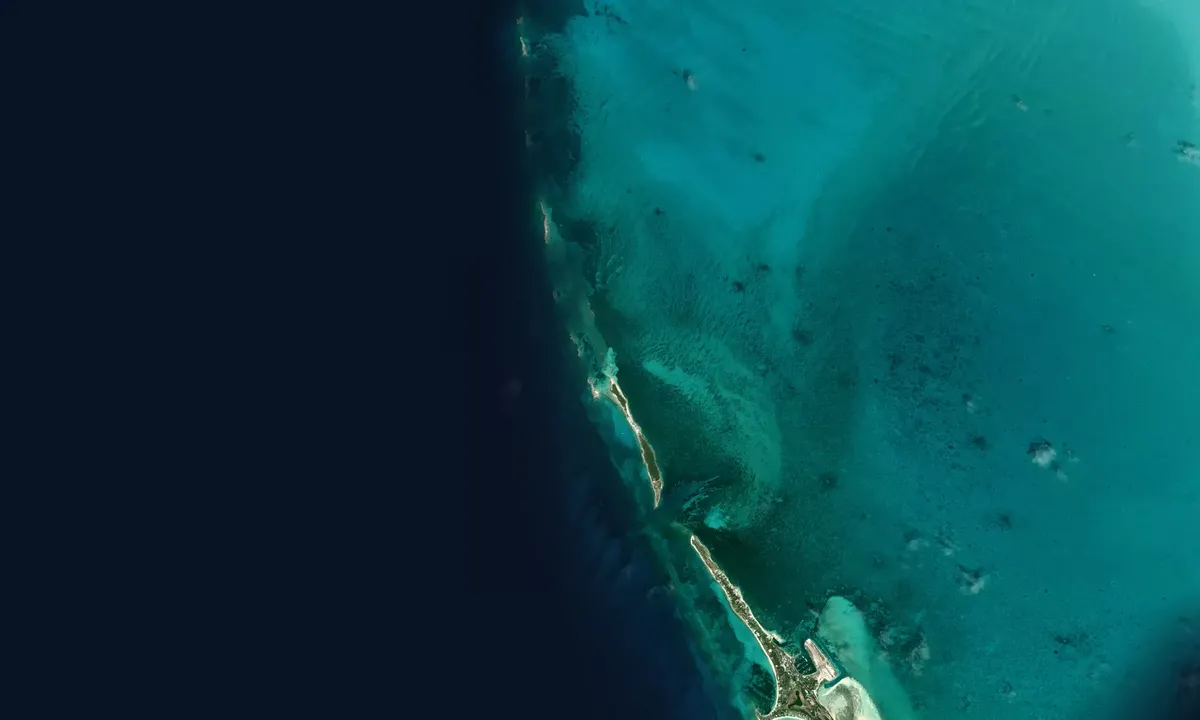 Flyfoto av Honeymoon Harbor