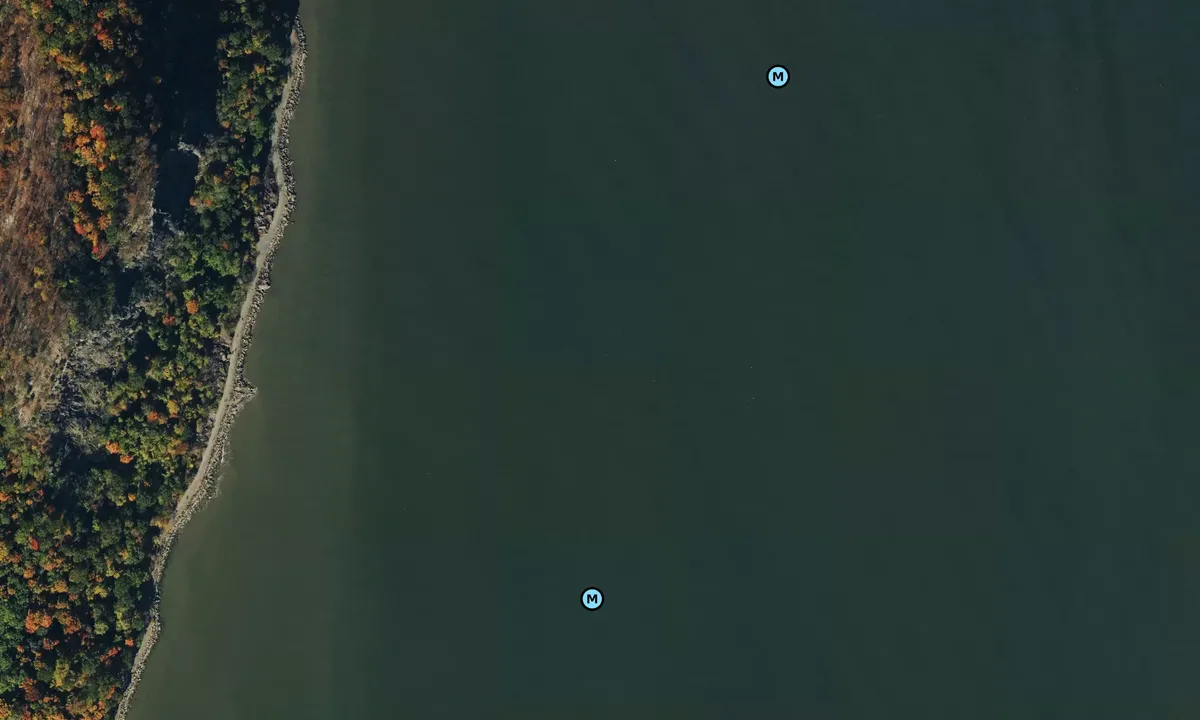 Satelite image of Hook Mountain