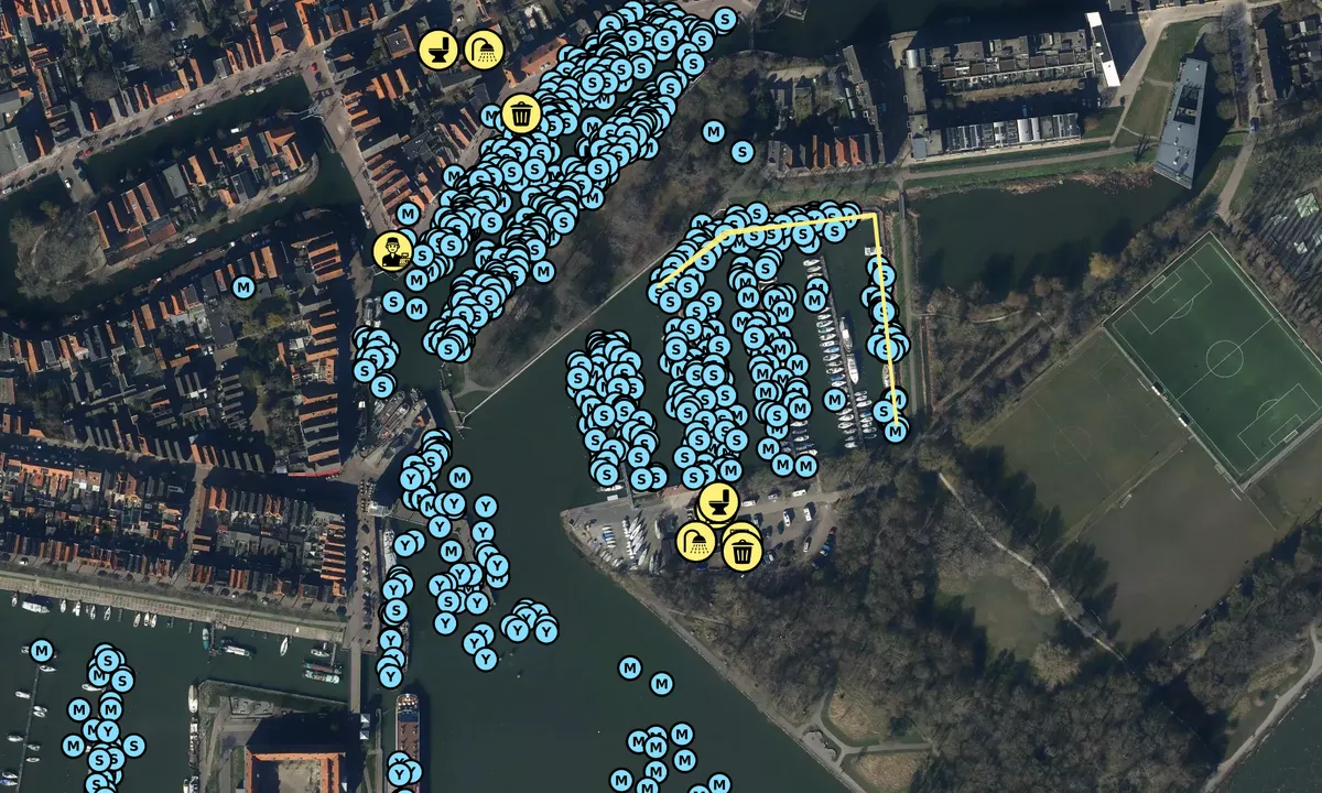 Satelite image of Hoorn Vluchthaven Marina