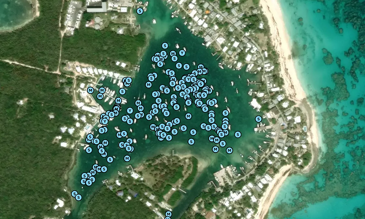 Satelite image of Hope Town Inside