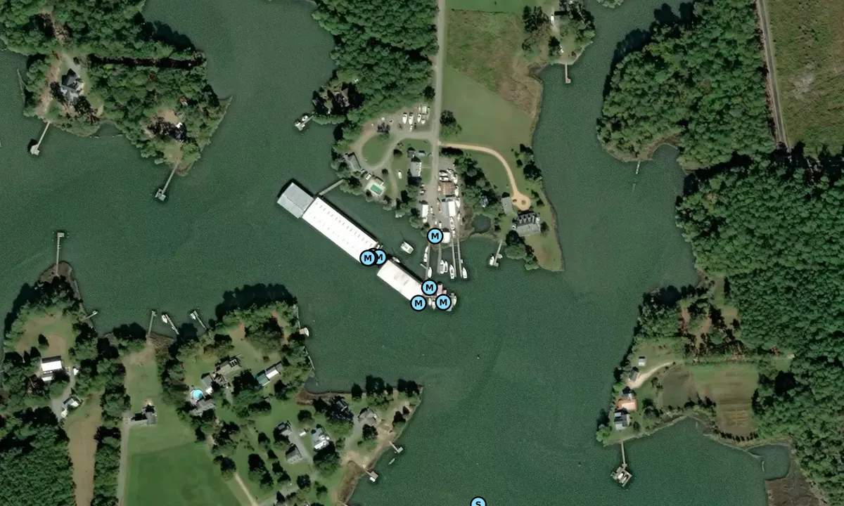 Satelite image of Horn Harbor Marina