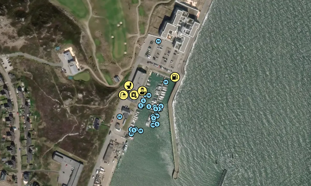 Satelite image of Hörnumer Yachtclub