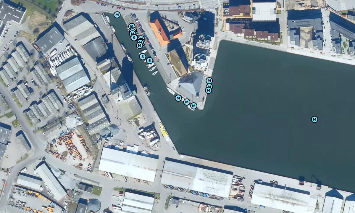 Satelite image of Horsens Marina