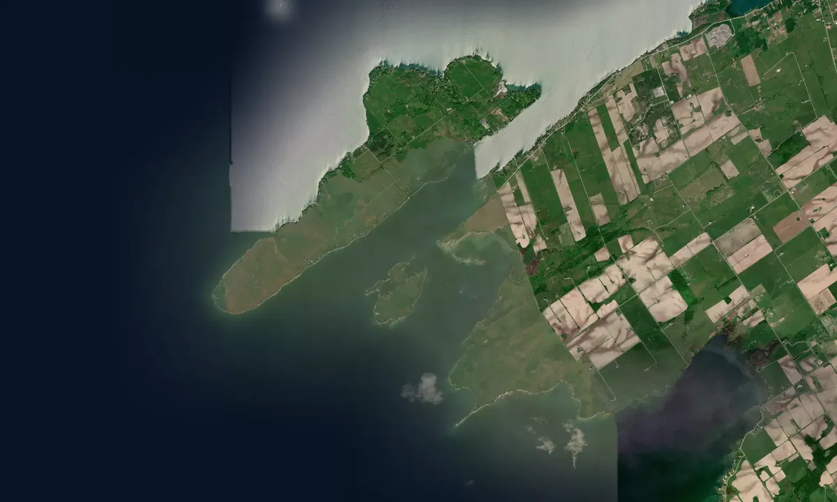 Flyfoto av Horseshoe Island 1
