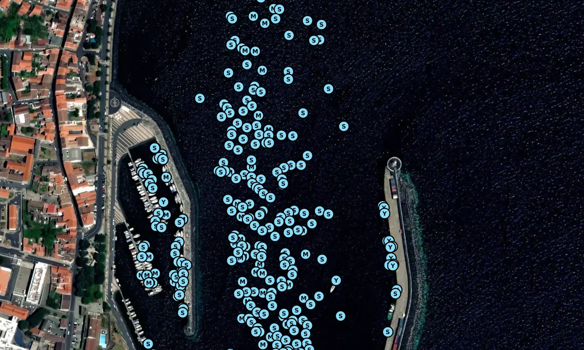 Satelite image of Horta
