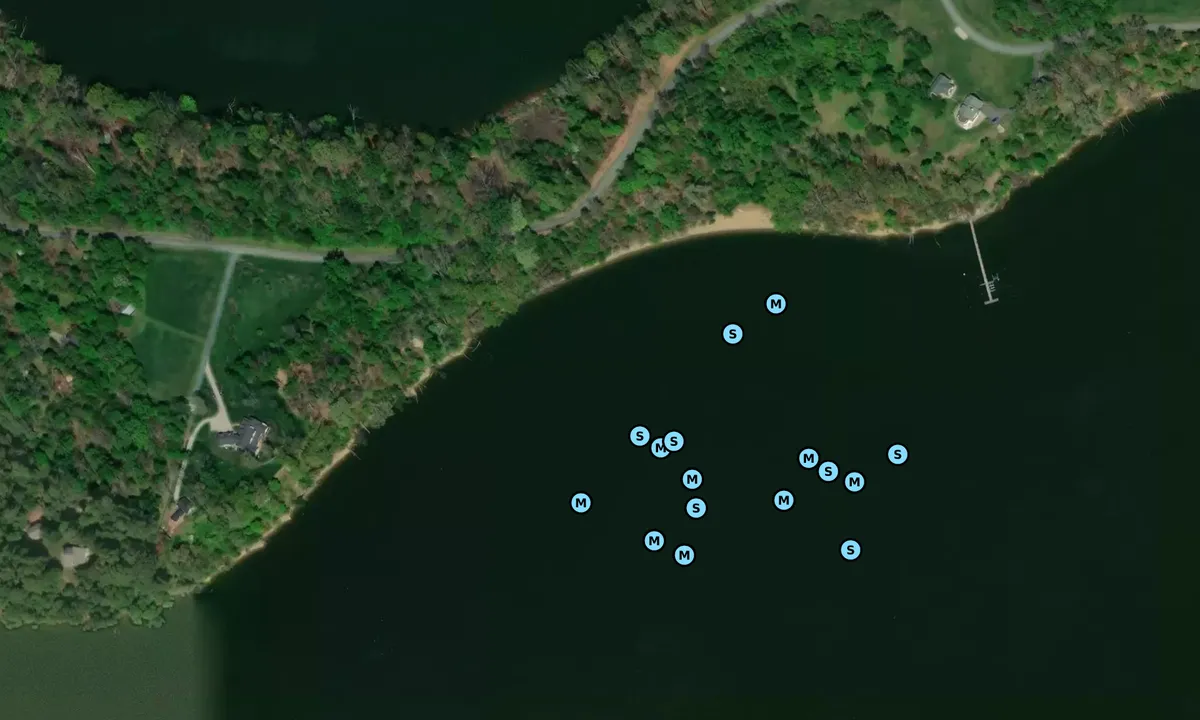 Satelite image of Hotdog Beach