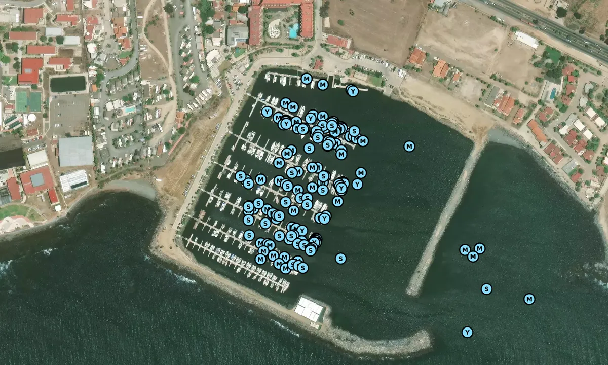 Satelite image of Hotel Coral Y Marina
