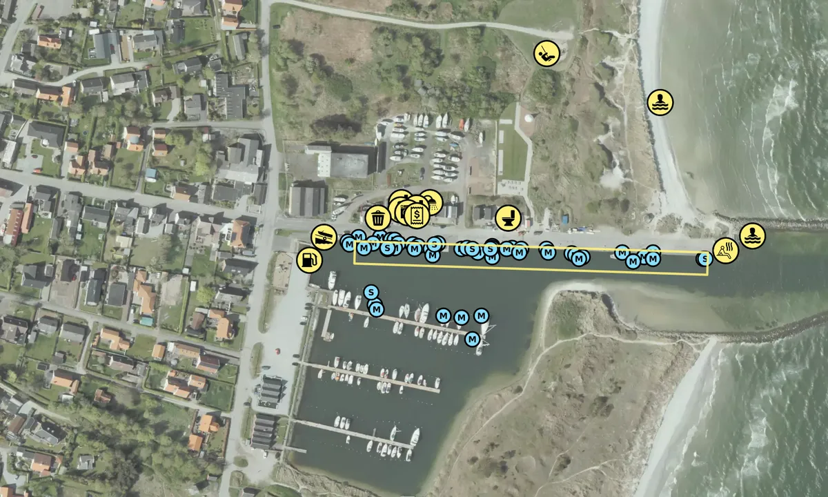 Satelite image of Hou Lystbådehavn - Ved Limfjorden