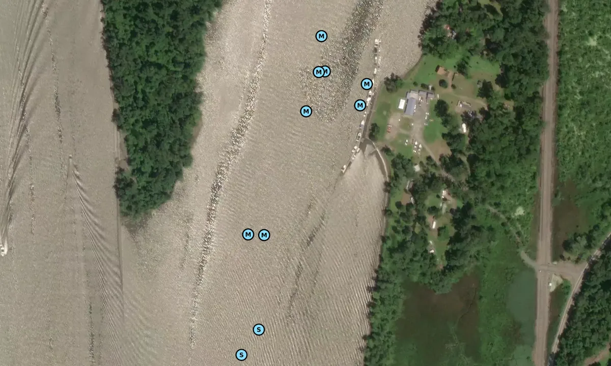 Satelite image of Houghtailing Island - 1